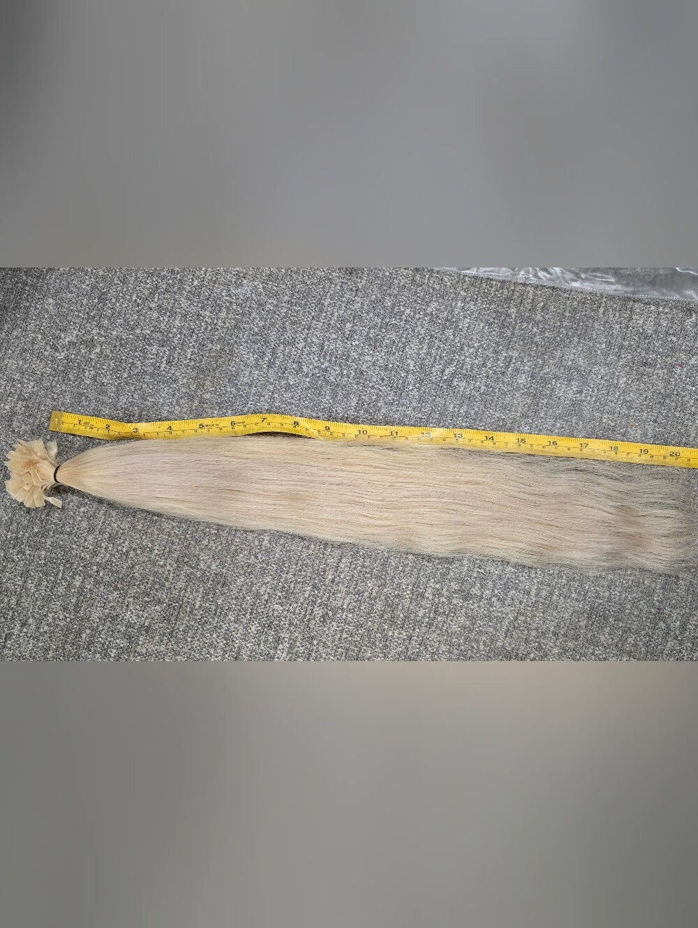 100% Human Hair Flat K-Tip Extensions - 613 Platinum Blonde 22" (50g)
